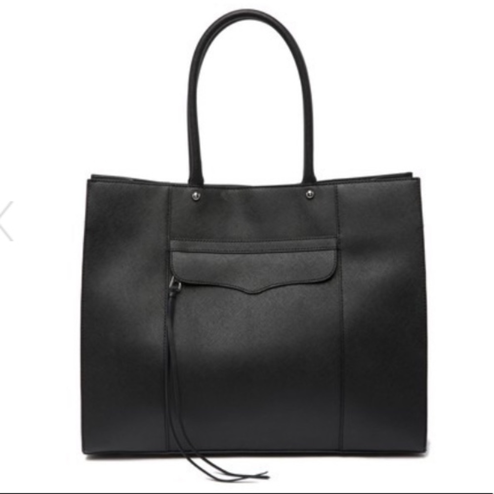 Rebecca Minkoff black leather tote